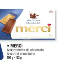 Jean Coutu MERCI Assorted chocolates offer