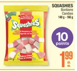 Jean Coutu SQUASHIES Candies offer