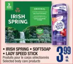 Jean Coutu IRISH SPRING, SOFTSOAP, LADY SPEED STICK Selected body care products offer
