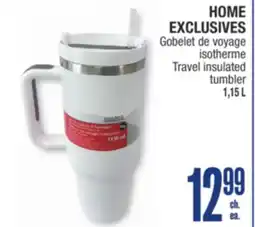 Jean Coutu HOME EXCLUSIVES Travel insulated tumbler offer