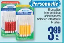 Jean Coutu Personnelle Selected interdental brushes offer