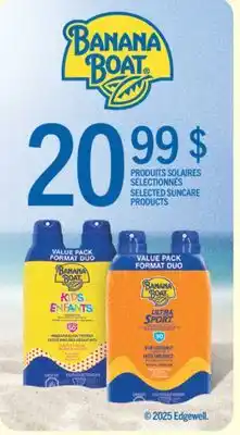 Jean Coutu BANANA BOAT SELECTED SUNCARE PRODUCTS offer
