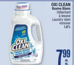 Jean Coutu OXI CLEAN Ravive Blanc Laundry stain remover offer