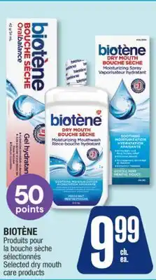 Jean Coutu BIOTÈNE Selected dry mouth care products offer