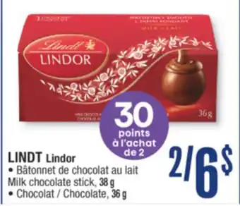 Jean Coutu LINDT Lindor offer