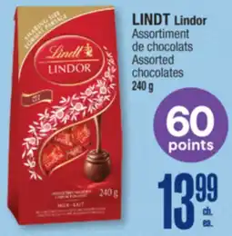 Jean Coutu LINDT Lindor Assorted chocolates offer