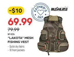 Pronature LAKOTA MESH FISHING VEST offer
