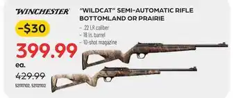 Pronature WILDCAT SEMI-AUTOMATIC RIFLE BOTTOMLAND OR PRAIRIE offer