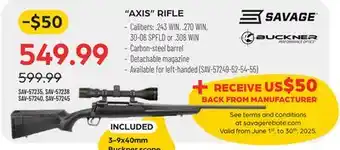 Pronature AXIS RIFLE offer