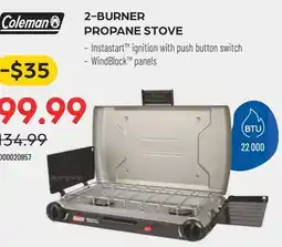Pronature 2-BURNER PROPANE STOVE offer
