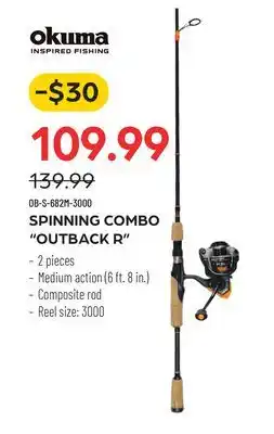 Pronature SPINNING COMBO OUTBACK R offer