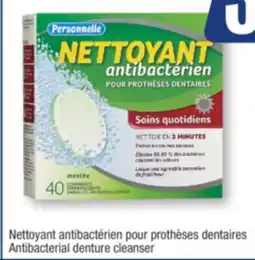 Jean Coutu PERSONNELLE Antibacterial denture cleanser offer