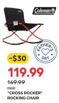Pronature CROSS ROCKER ROCKING CHAIR offer