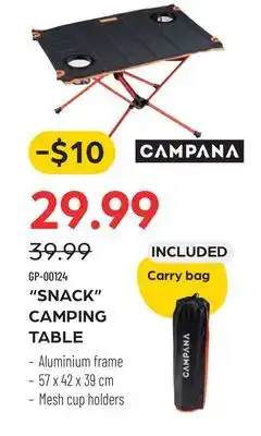Pronature SNACK CAMPING TABLE offer