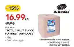 Pronature TOTAL SALT BLOCK FOR DEER OR MOOSE offer