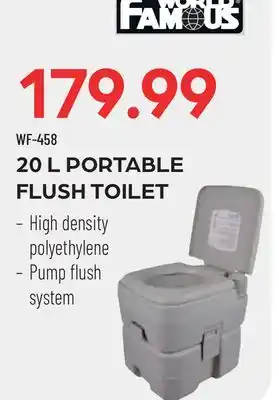 Pronature 20 L PORTABLE FLUSH TOILET offer