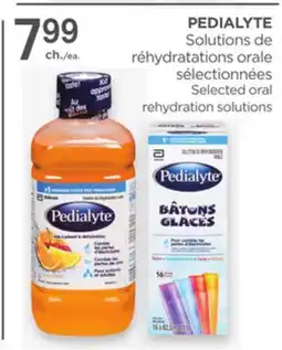 Proxim PEDIALYTE Selected oral rehydration solutions offer