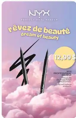 Jean Coutu NYX PROFESSIONAL MAKEUP Selected makeup products offer