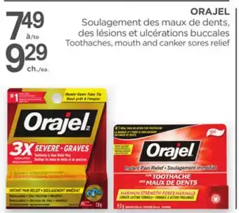Proxim ORAJEL Toothaches, mouth and canker sores relief offer