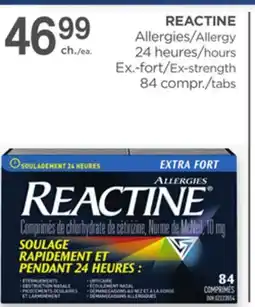 Proxim REACTINE Allergy offer