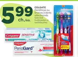 Proxim COLGATE Selected toothpastes or toothbrushes offer