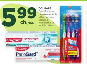 Proxim COLGATE Selected toothpastes or toothbrushes offer