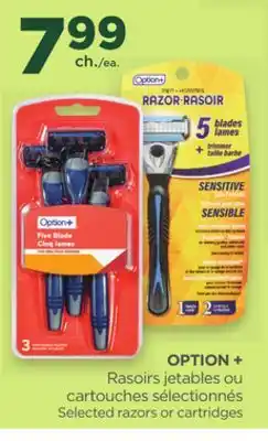 Proxim OPTION + Selected razors or cartridges offer