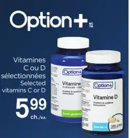 Proxim Option Selected vitamins C or D offer