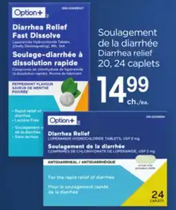Proxim OPTION+ Diarrhea relief offer