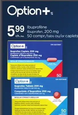 Proxim Option+ Ibuprofen, 200 mg offer
