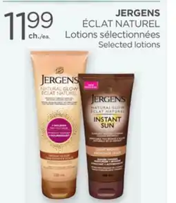 Proxim JERGENS ÉCLAT NATUREL Selected lotions offer