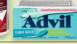 Proxim ADVIL LIQUI-GELS Ibuprofen 200 mg offer