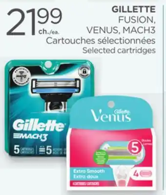Proxim v FUSION, VENUS, MACH3 Selected cartridges offer