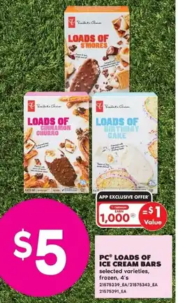No Frills PC loads of ice cream bars offer