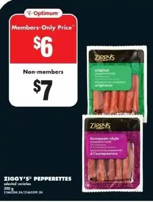 No Frills Ziggy's pepperettes offer