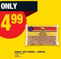 No Frills Suraj dry beans or lentils offer