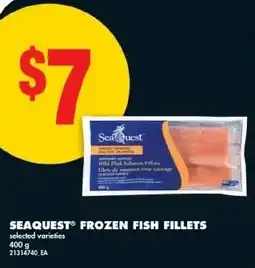 No Frills Seaquest frozen fish fillets offer