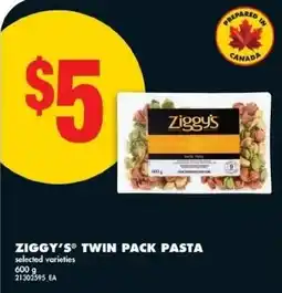 No Frills Ziggy's twin pack pasta offer