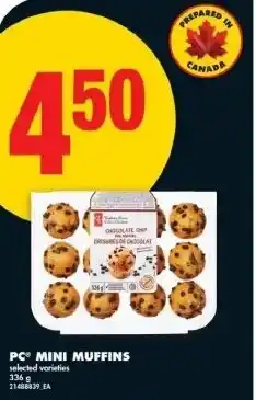 No Frills PC mini muffins offer