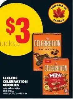No Frills Leclerc célébration cookies offer
