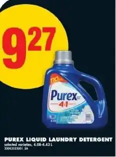No Frills Purex liquid laundry detergent offer