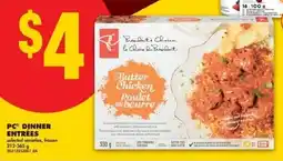 No Frills PC dinner entrées offer