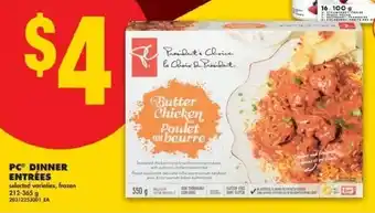 No Frills PC dinner entrées offer