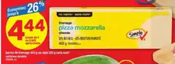 Maxi no name sans nom fromage pizza mozzarella offer