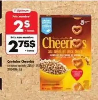 Maxi céréales Cheerios offer