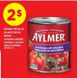 Maxi Aylmer Diced Tomatoes with Italian Spices offer