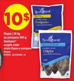 Maxi SeaQuest Tilapia or Pompano offer