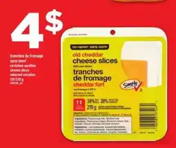 Maxi no name cheese slices offer