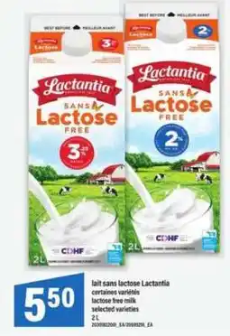 Maxi lait sans lactose Lactantia offer