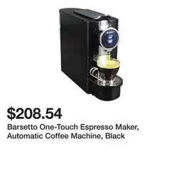Bed Bath & Beyond Barsetto One-Touch Espresso Maker, Automatic Coffee Machine, Black offer